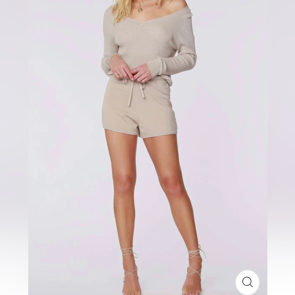 Bibi Black Taupe Sweater NWT